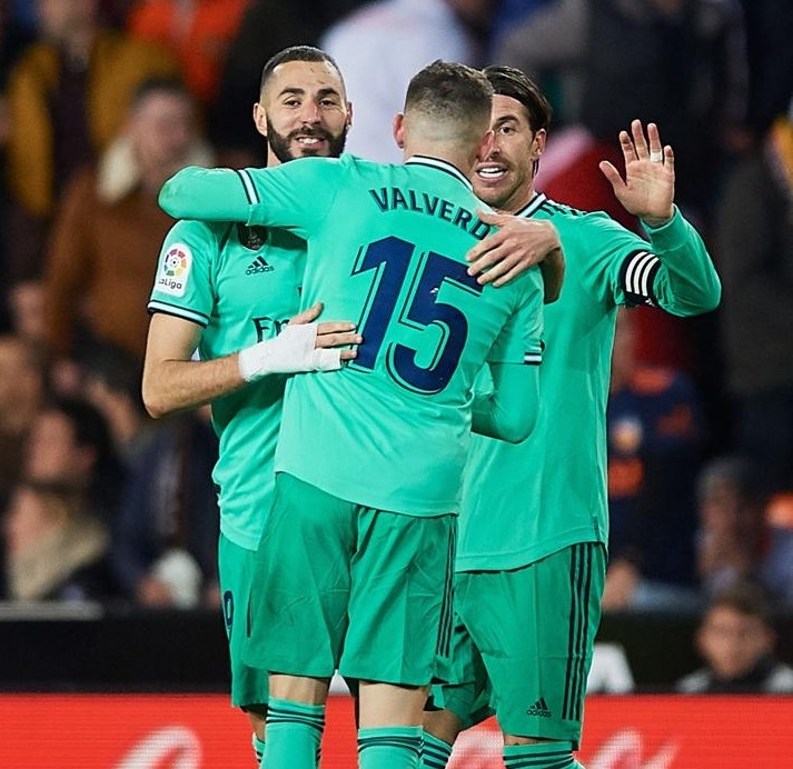 España: Real Madrid Empató En La Hora Con Valencia Y Federico Valverde ...