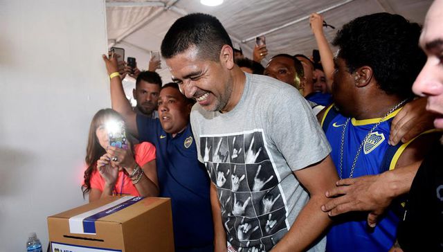 Riquelme está feliz