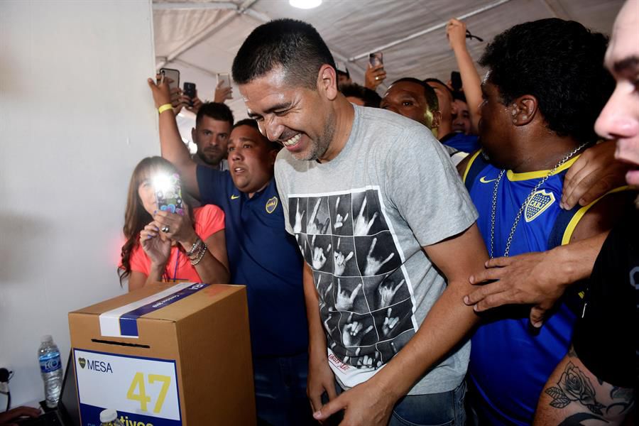 Riquelme está feliz