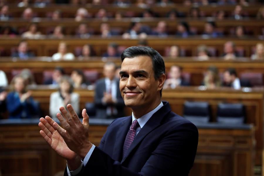 Pedro Sánchez en el Congreso de los Diputados - Foto: EFE/Juan Carlos Hidalgo