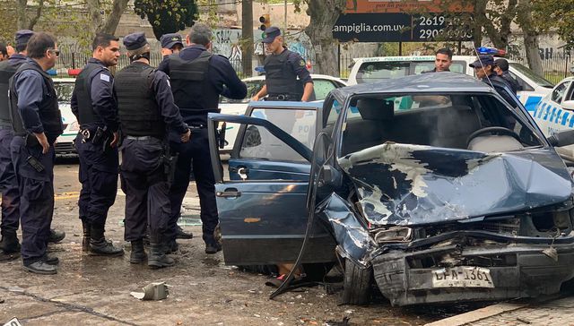 Policías en acción