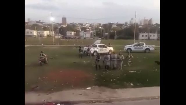 Al botón de la botonera