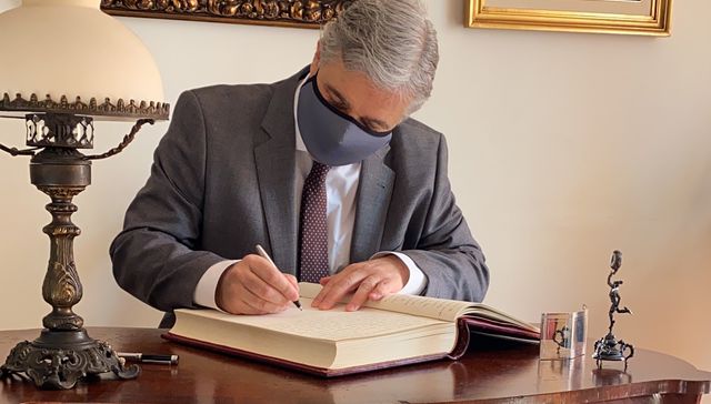 Un canciller, un amigo