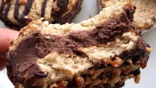 Alfajores de avena y coco