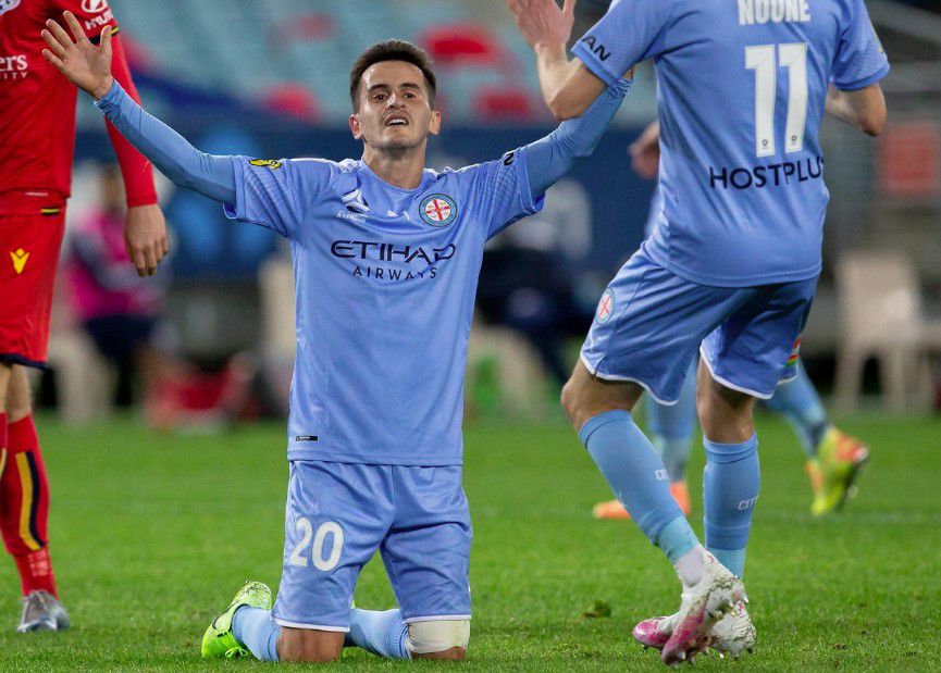Australia: Anotó Adrián Luna para el Melbourne City, que empató 2-2 con Adelaide United