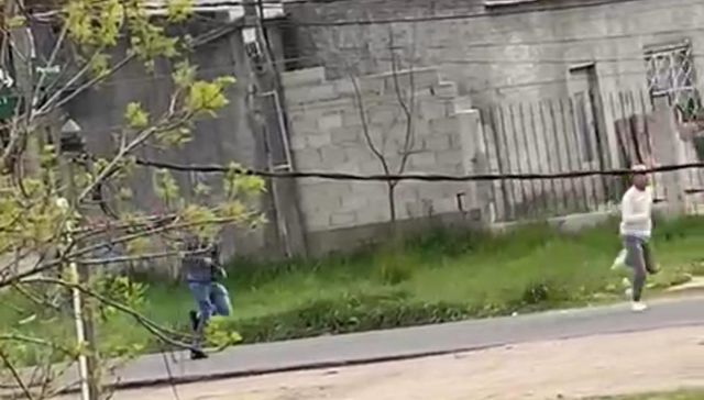 Salió disparado