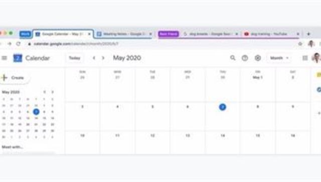 Pestañas disponibles