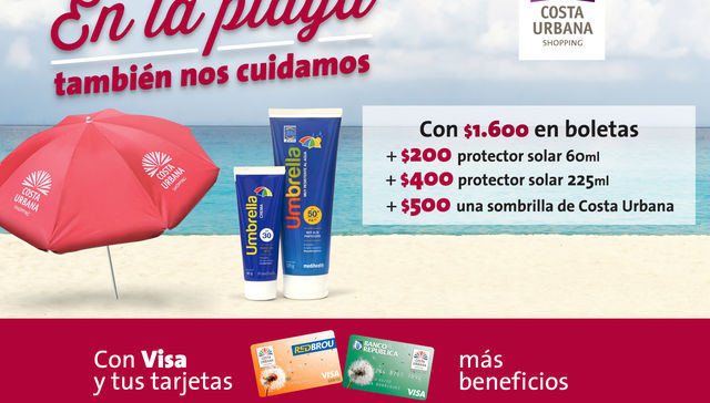 Costa Urbana Shopping invita a cuidarse en la playa con su promoción de Navidad