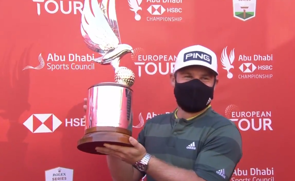 Golf Tyrrel Hatton ganó el torneo de Abu Dabi, segundo del circuito