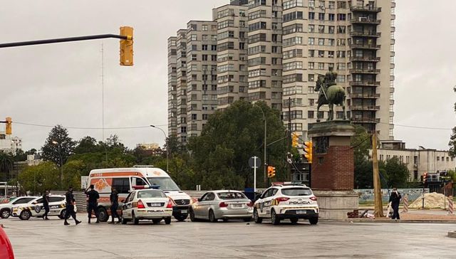 Policías en acción