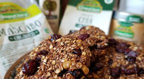 Cookies de avena veganas