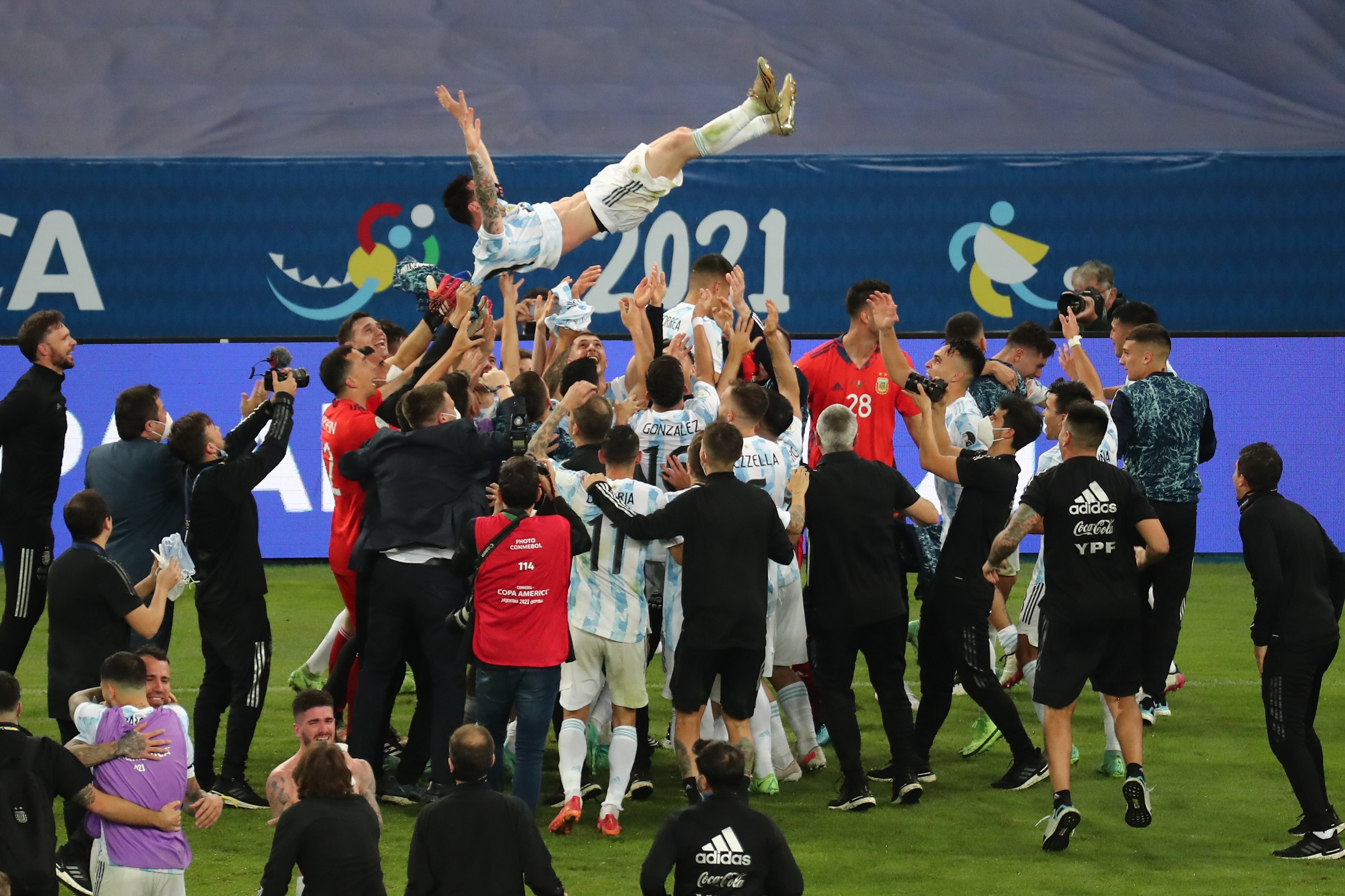 Copa América Las Mejores Fotos Y Videos De Argentina Campeón Con Messi Como Protagonista