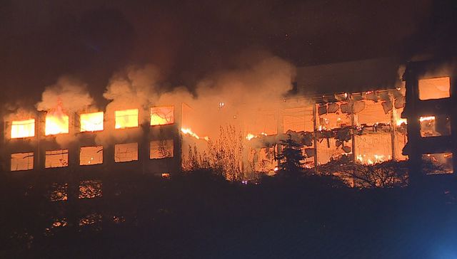 Incendio en la torre