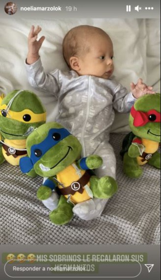 El Divertido Regalo Que Le Hicieron A Donatello, El Hijo De Noelia Marzol