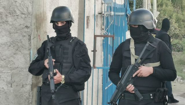 Policías en acción