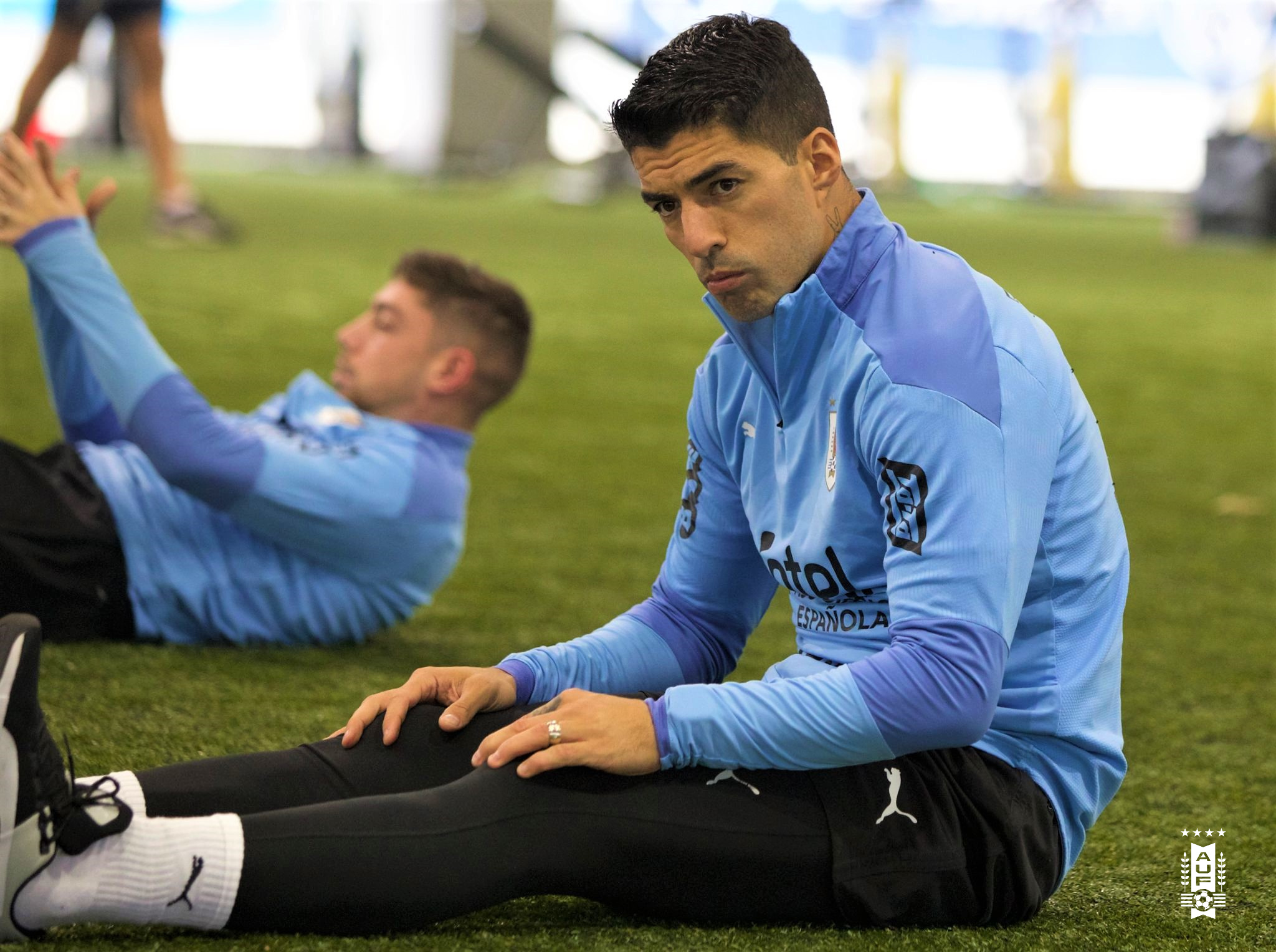 Uruguay returned to work ahead of the duel with Brazil on Thursday