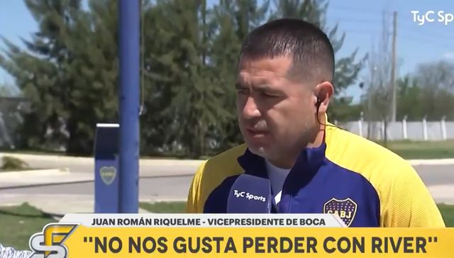 Riquelme no está feliz