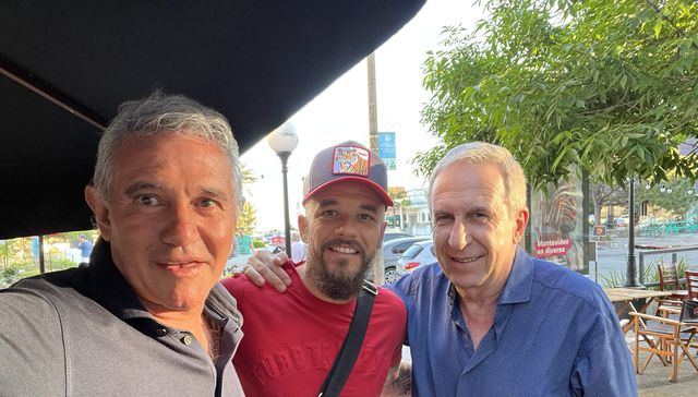 De visita