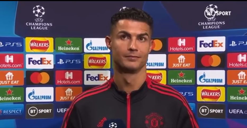 El gesto de Cristiano Ronaldo en una entrevista por el cuál lo marcaron
