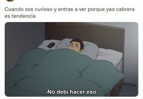 No entres al perfil, en serio