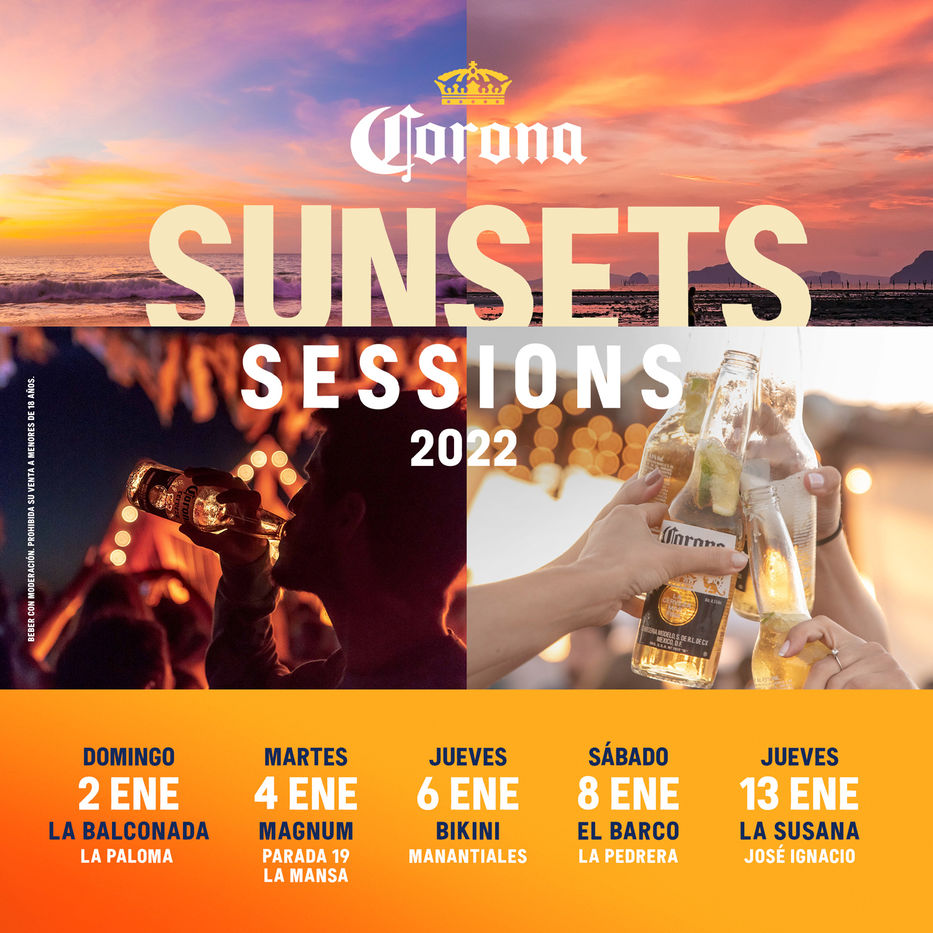 Corona presenta Sunset Sessions para disfrutar los mejores atardeceres de la temporada