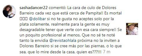 Captura de pantalla de Instagram