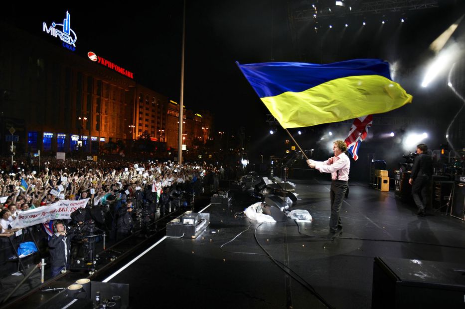 Paul McCartney recordó un concierto en Ucrania y envió su “amor y apoyo” al pueblo