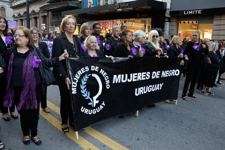 Montevideo, 8 de marzo 2019, marcha por el Día Internacional de la Mujer. Foto: Gastón Britos.