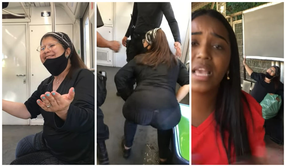 “¡Soy racista, soy racista!”: familia brasileña sufrió inaudito ataque en el metro