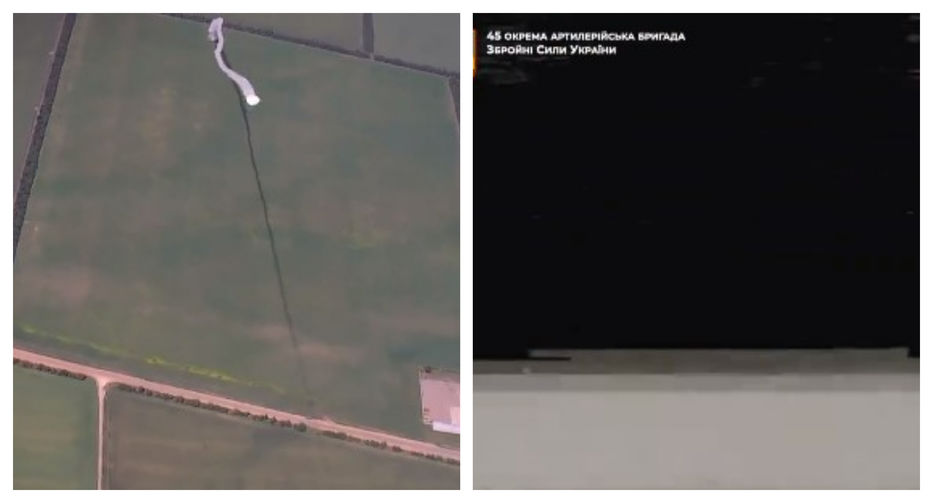 Como videojuego: dron ucraniano ataca vehículos rusos y luego filma su propia destrucción