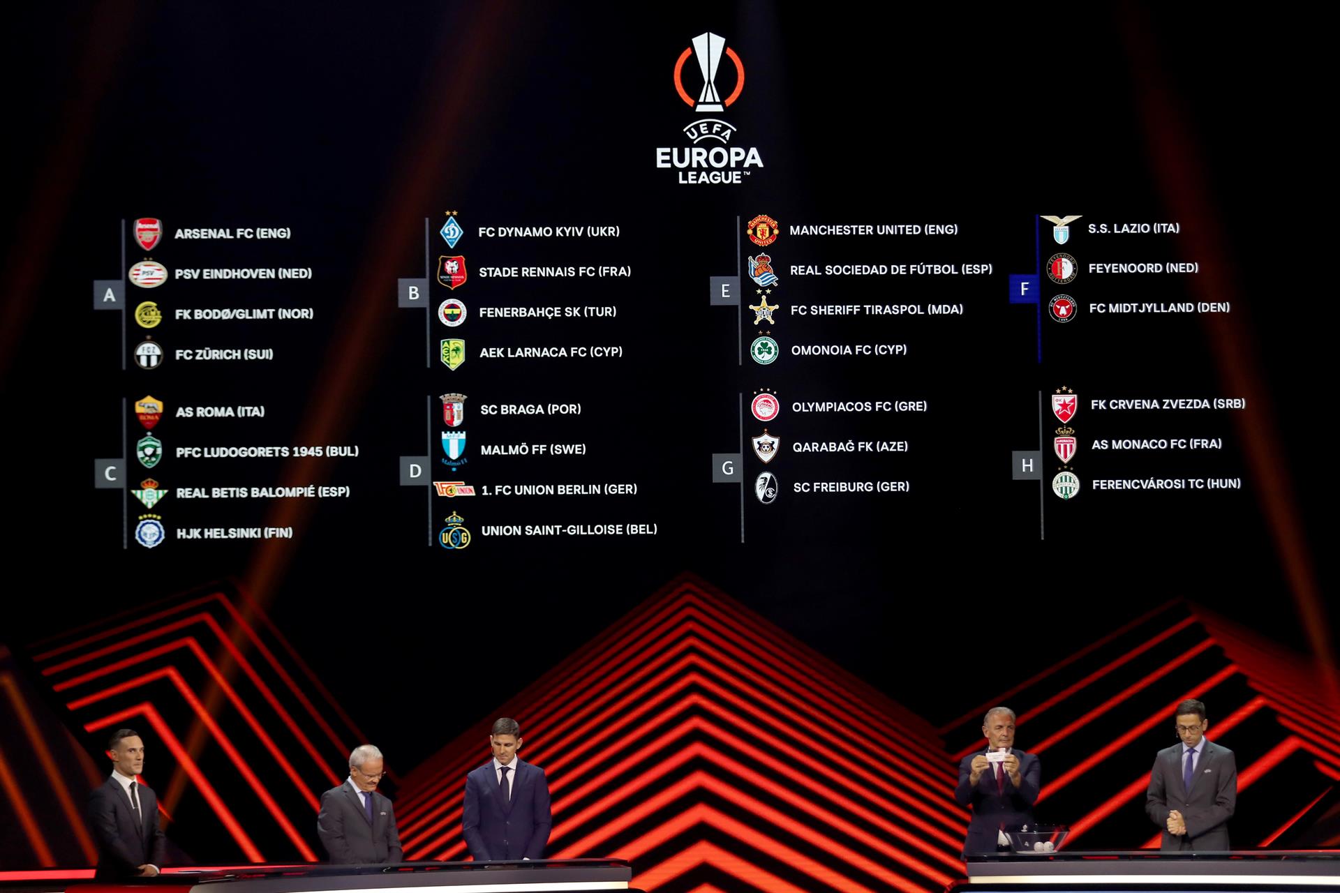 Se llevó a cabo el sorteo de la UEFA Europa League, ¿cómo quedaron los