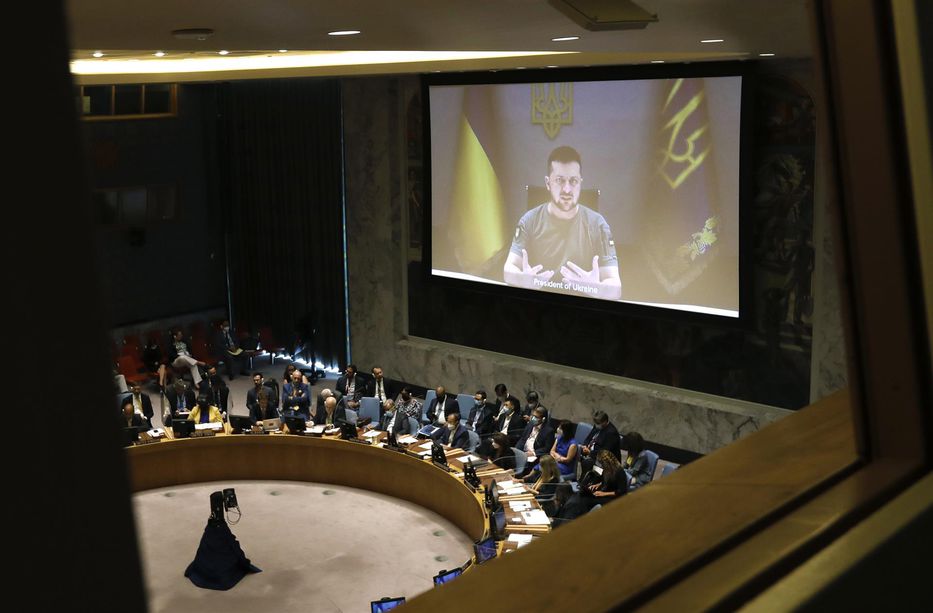 Zelenski ante el Consejo de Seguridad de la ONU - Foto: EFE/EPA/PETER FOLEY
