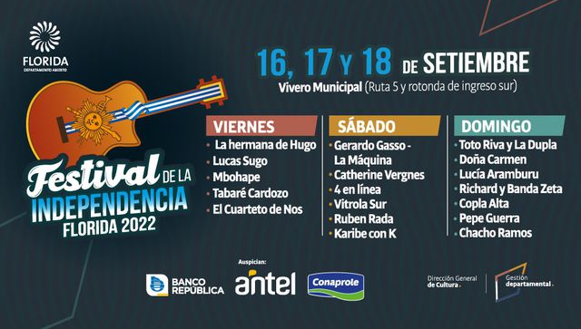 La primera edición del Festival de la Independencia en Florida desde el