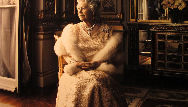 La reina en el óleo