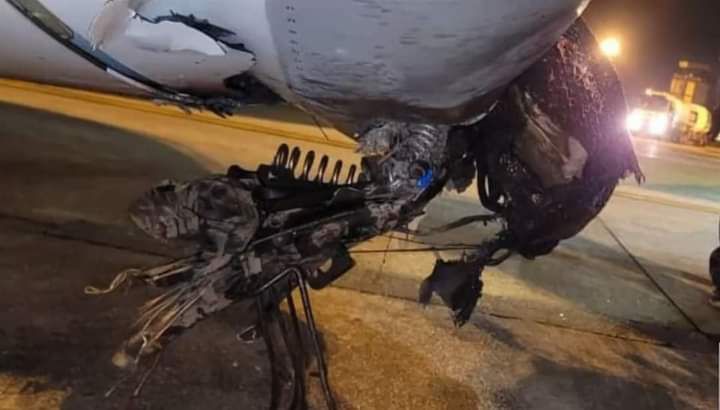 Un avión de la empresa TAP atropelló a una moto cuando llegaba a Conakri