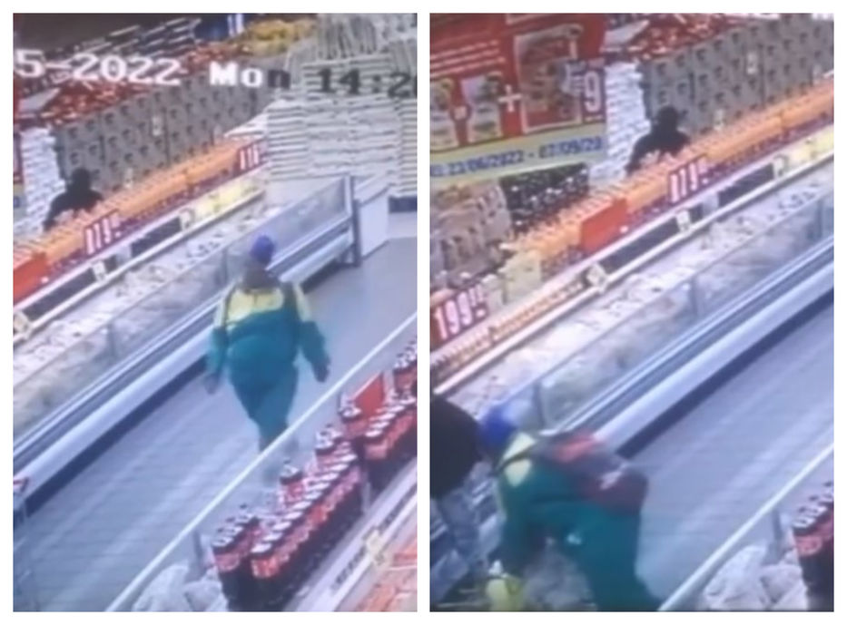 Demasiado fácil: cámara registra increíble secuestro de bebé en un supermercado