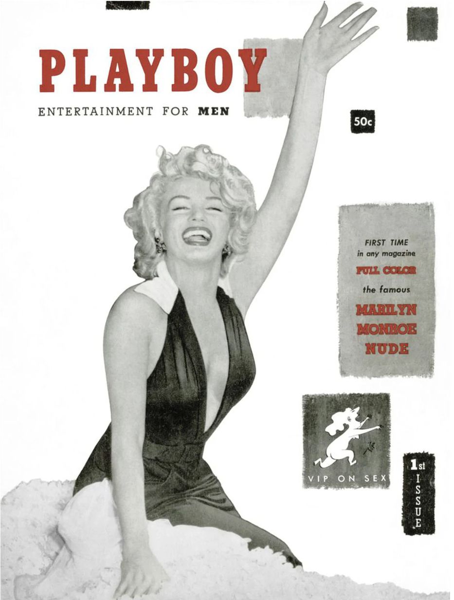 Marylin Monroe en Playboy.
