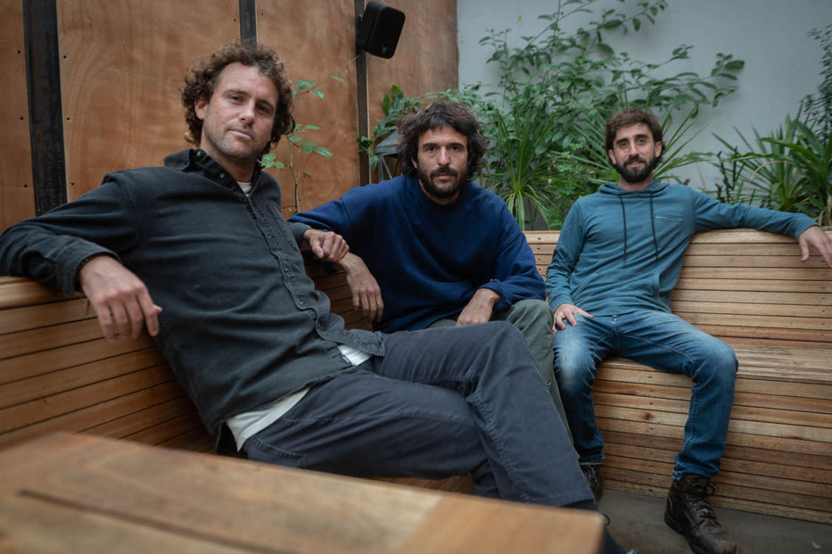 Federico Salhon, Martín Fossemale y Juan Goyenola. Foto: Javier Noceti / Montevideo Portal
