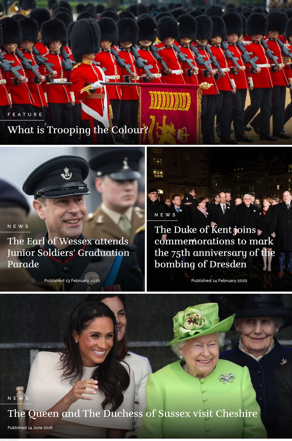 Rufina en las comunicaciones oficiales de la Casa real del Reino Unido