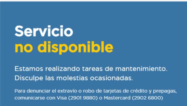 Disculpe las molestias