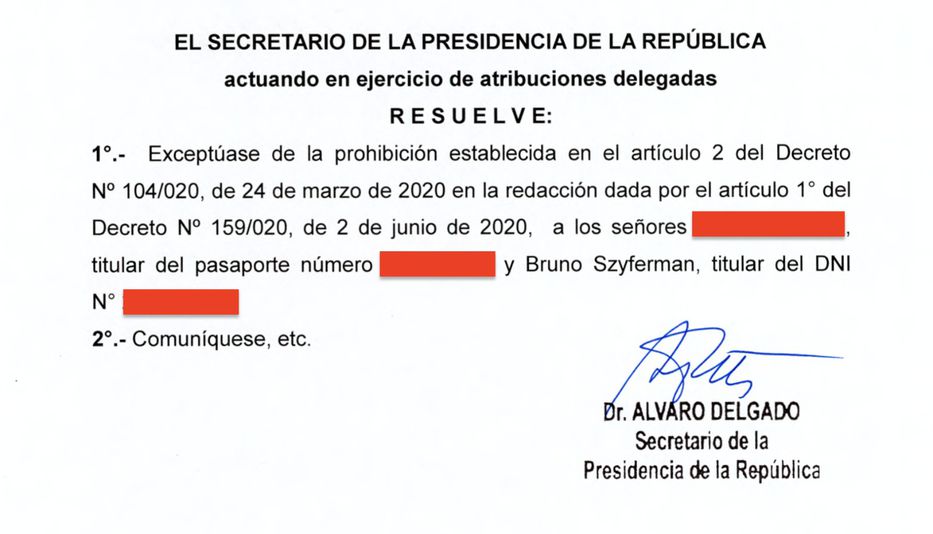 Captura de la resolución. Fuente: Presidencia de la República