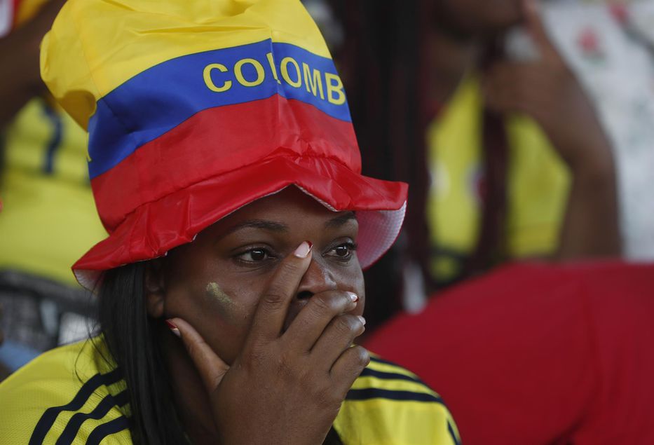 Hincha en Villagorgona. Foto: EFE / Ernesto Guzmán