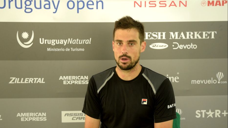 Regresó al circuito en Uruguay Open