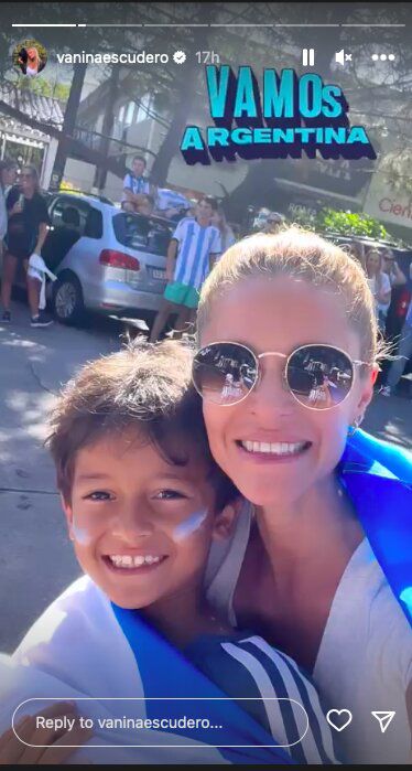 Foto: Historias de Instagram @vaninaescudero