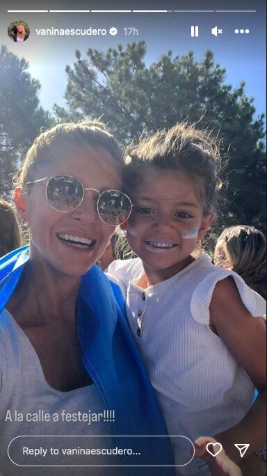 Foto: Historias de Instagram @vaninaescudero