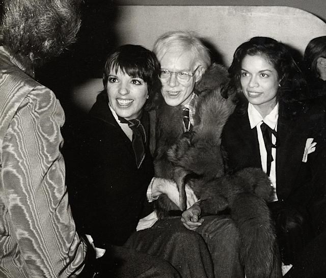 Andy Warhol y Liza Minelli en Studio 54.