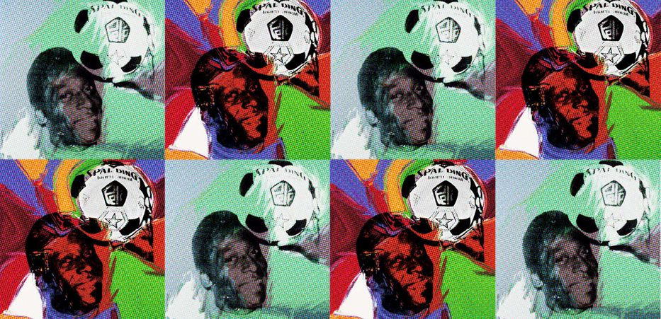 La serie “Pelé by Warhol”