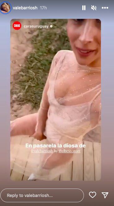 Foto: Historias de Instagram @valebarriosh