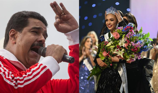 “¡Nos robaron el Miss Universo!”, reclama Maduro tras corona de Estados Unidos