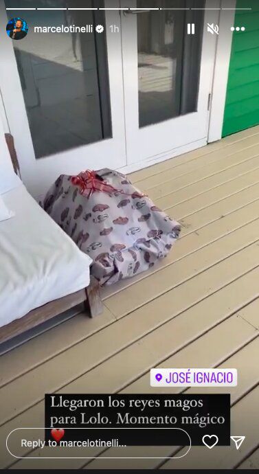 Historias de Instagram @marcelotinelli
